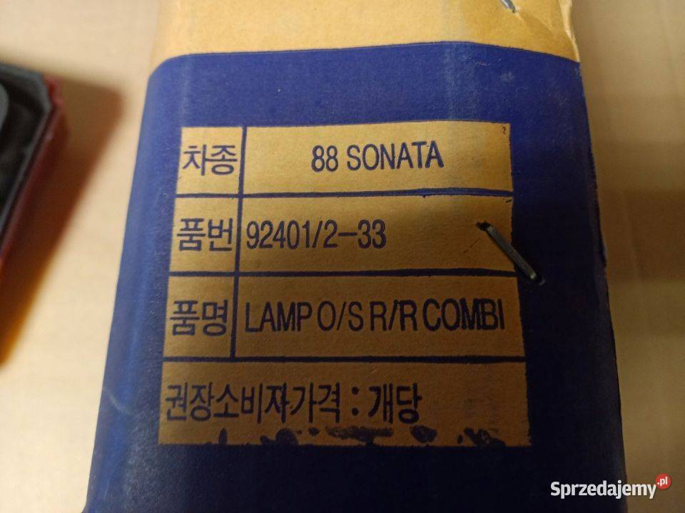 LAMPA TYŁ TYLNA PRAWA HYUNDAI SONATA 19911993 osobowe świętokrzyskie Skarżysko-Kamienna