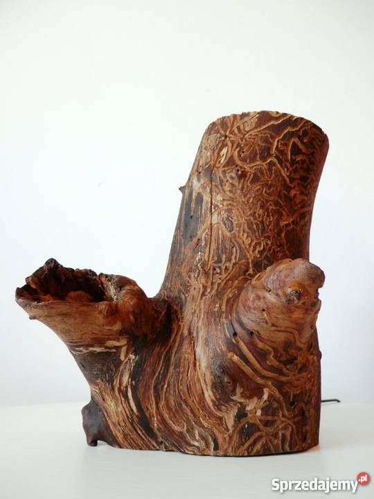 Lampa drewniana ręcznie wykonana6 pkt świetlnych Szczecinek