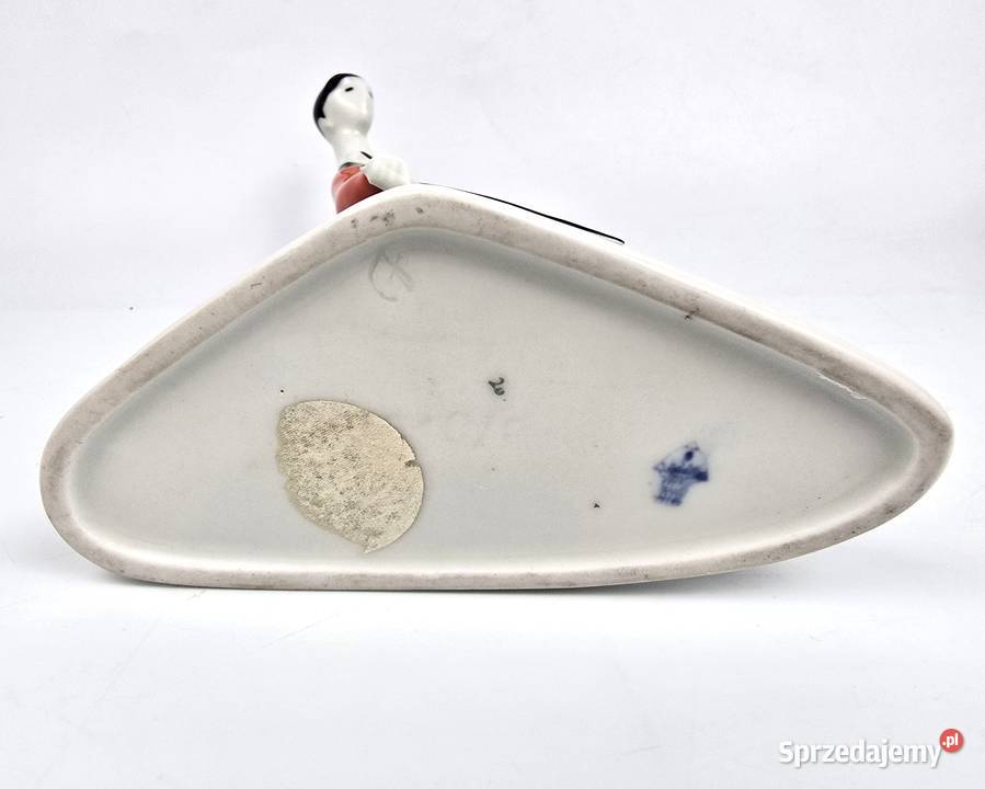 Kontrabasista styl Art Deco Zsolnay Torok Janos mazowieckie Warszawa