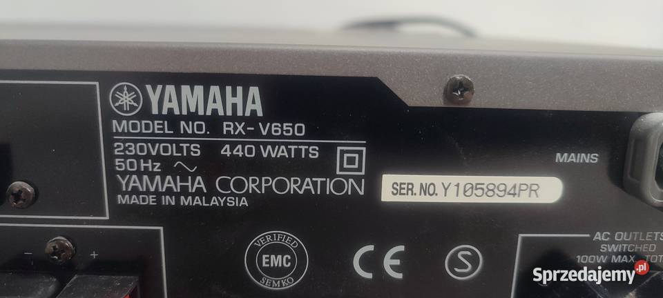 Yamaha RX V650 łódzkie
