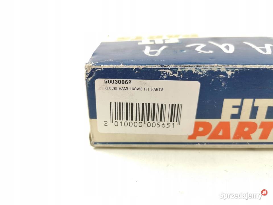 KLOCKI HAMULCOWE PRZÓD FIAT UNO 1983 FIT PARTS