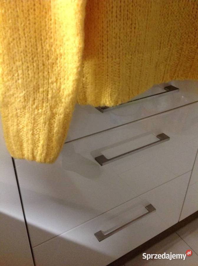 Sweter Żółty Moherowy Rich Royal S Wełna Moher żółty/złoty