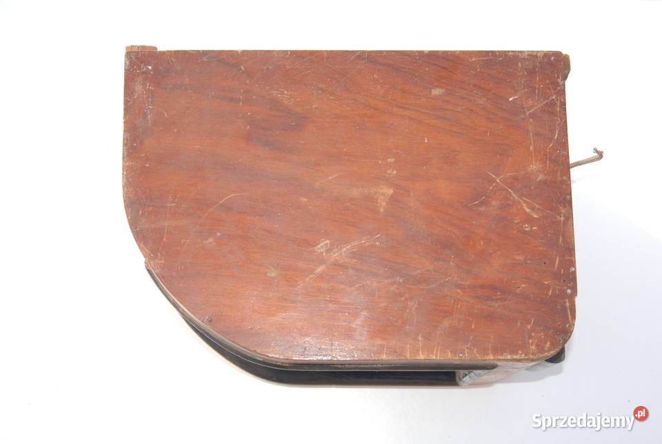 Stary głośnik Niemiecki sygnowany drewniany śląskie Cieszyn