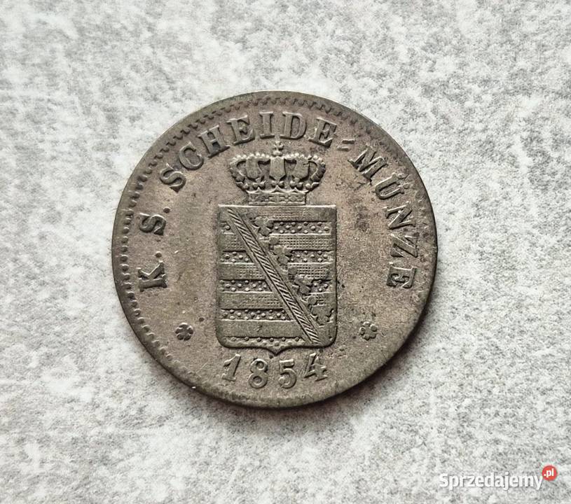 117 NIEMCY srebro 2 Neu Groschen 1854 r Wola Kruszyńska