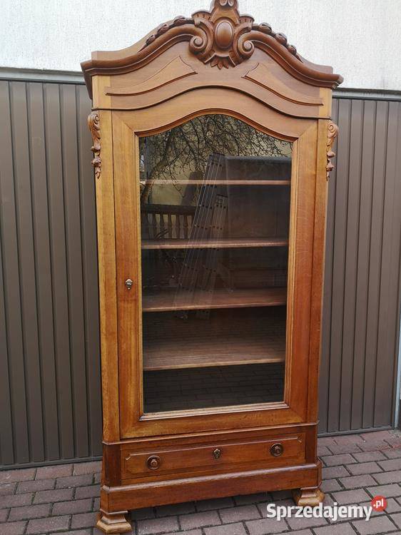 Witryna Biblioteka Ludwikowska Rocaille Stara Swarzędz