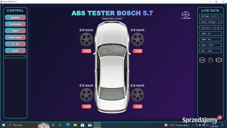 Naprawa regeneracja pompy sterownika ABS VW Usługi motoryzacyjne śląskie Mysłowice usługa