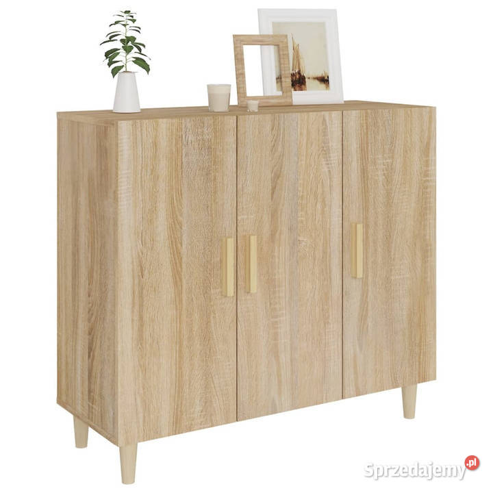 Szafka dąb sonoma 90x34x80 materiał Pozostałe Warszawa