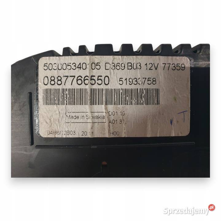 LICZNIK ZEGARY 51933758 Fiat Panda III 12 8V osobowe Chełm