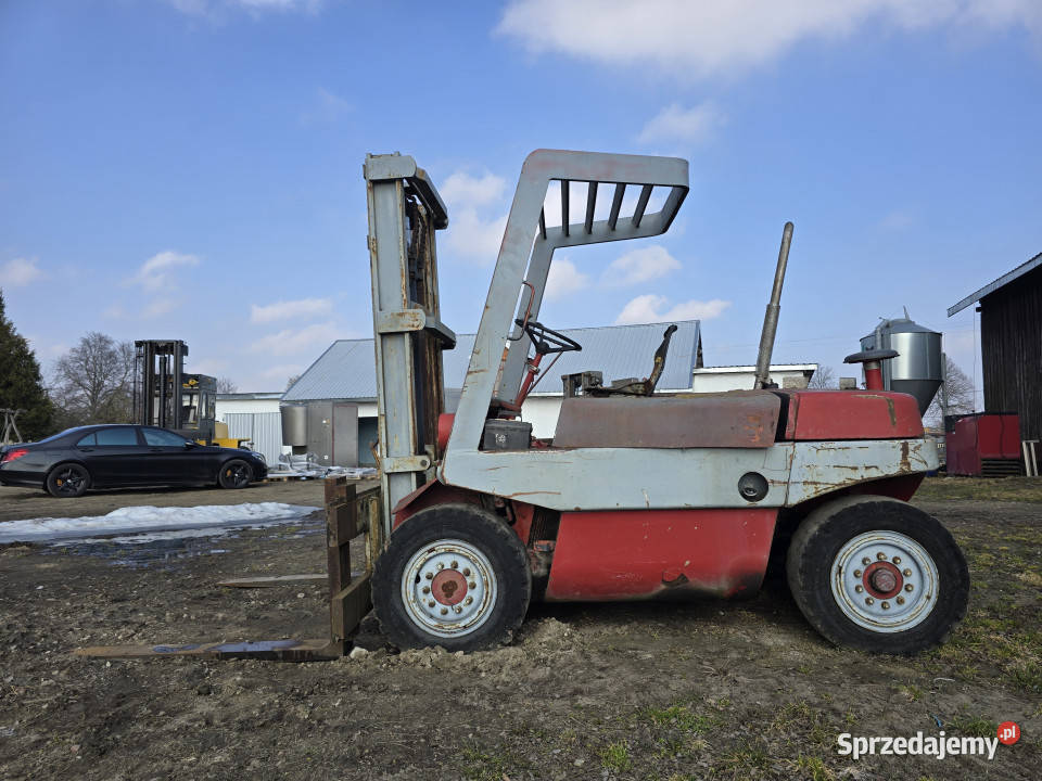 Wózek widłowy LINDE udźwig 6 ton 4 m DEUTZ F6L Nowa Otocznia