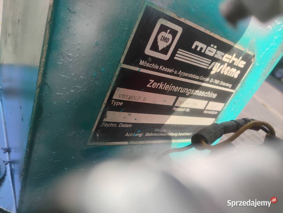 Moschle Uniwolf Rębak spalinowy rozdrabniacz sprzedam