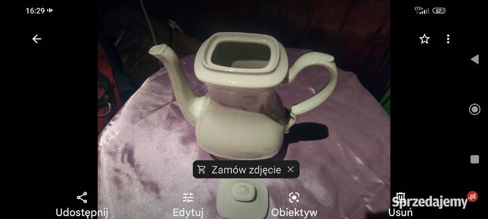 Stary biały niewielki dzbanek porcelana Bavaria dolnośląskie Wrocław