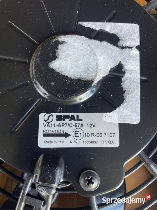 Wentylator VA11AP7C57A 12V lubelskie Świdnik