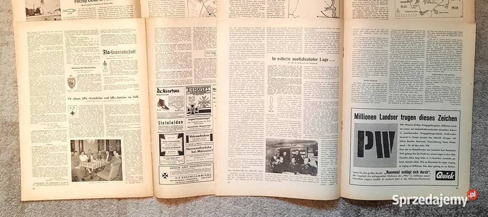 Stare Wojskowe Gazety Alte Kameraden x 5 Antykwariat