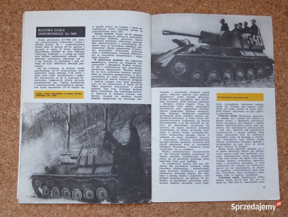 Magnuski Lekkie działo samobieżne SU76 Kultura i Rozrywka Warszawa