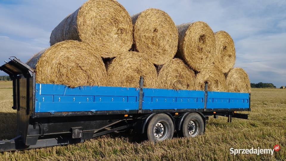 Przyczepa ciężarowa laweta do słomy siana baloty Częstochowa