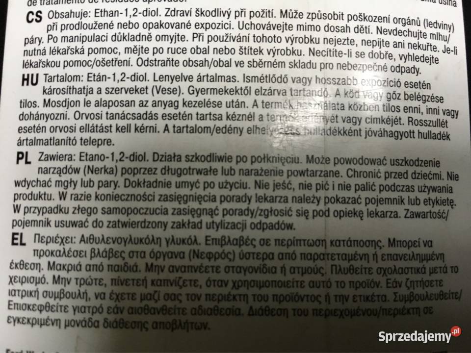 Koncentrat do chłodnic oryginalne Ford Gliwice
