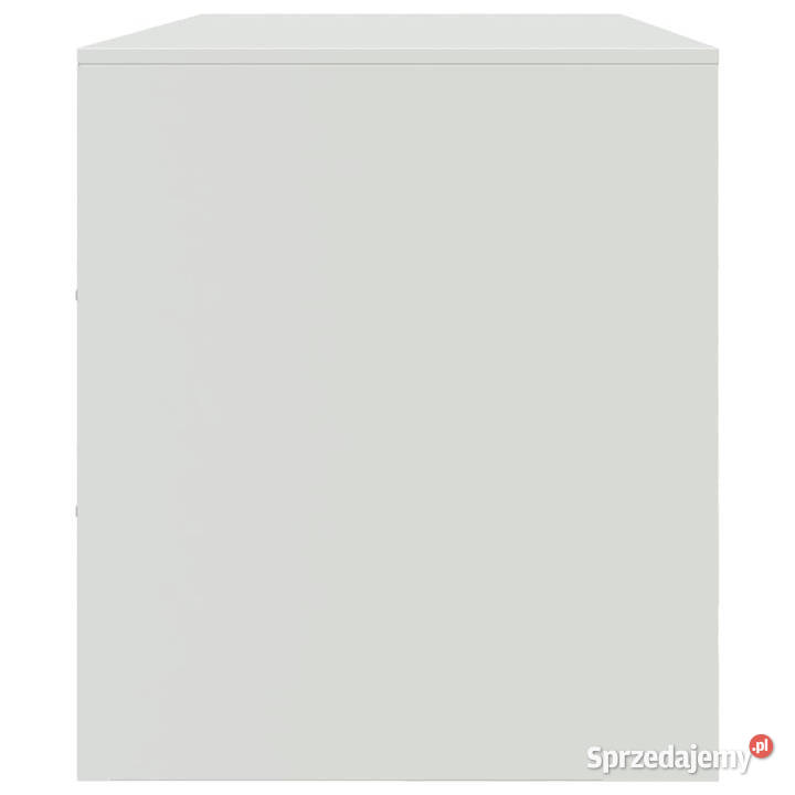 Szafka pod telewizor biała 99x39x44 stalowa