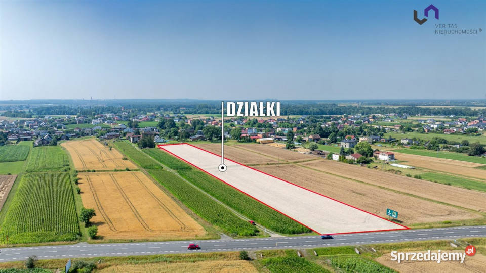 sprzedaży gruntu Paniówki 1636m2