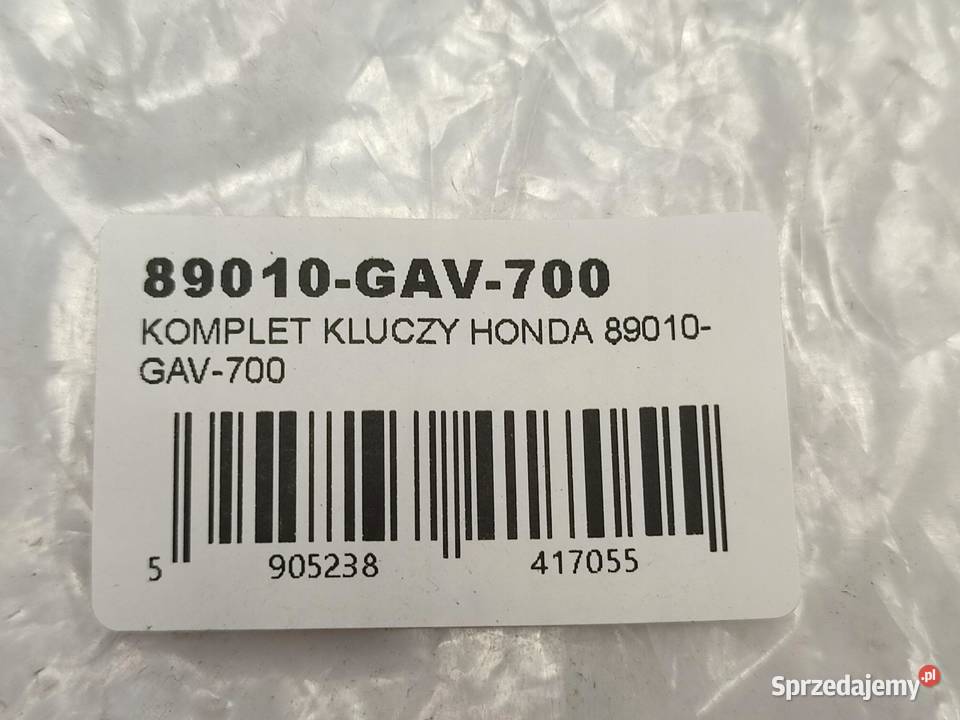 KOMPLET KLUCZY ZEST NAPRAWCZY HONDA SJ50P BALI sprzedam
