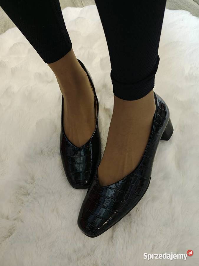 43 Czarne mega wygodne czółenka wieczorowe NOWE Kraków sprzedam