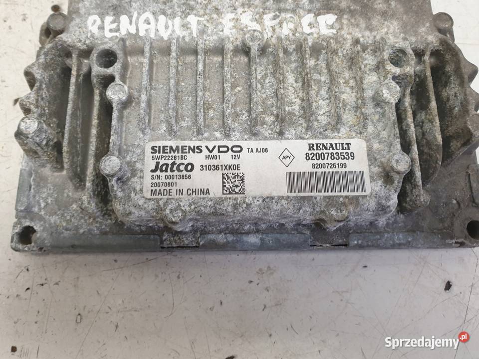 Renault Espace IV 20 DCi STEROWNIK SKRZYNI