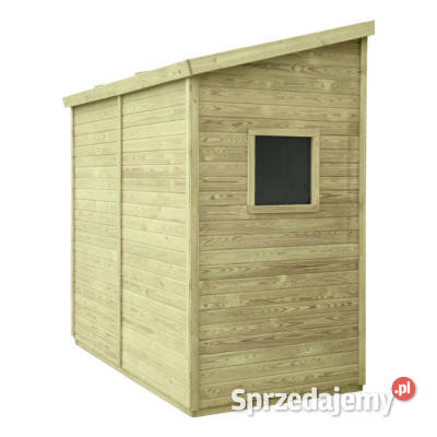 Szopa ogrodowa drewniana przyścienna 234x126 Zielona Góra