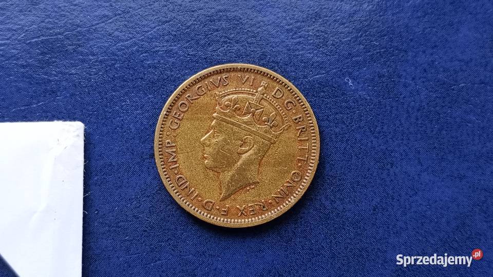 Stare monety 1 szyling 1942 Brytyjska Afryka Lesko