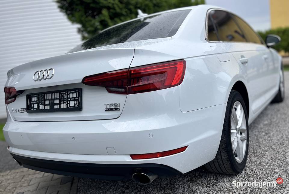 Audi A4 quattro 20 TFSI 252 kmM 2017 navi skóra gniazdo SD Lublin sprzedam