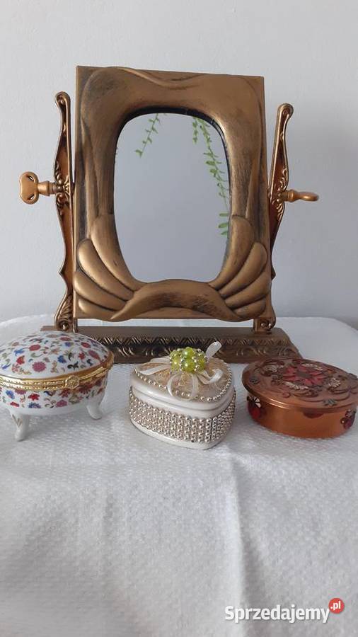 Lustro obrotowe i szkatułki inny kolor zachodniopomorskie Szczecin sprzedam