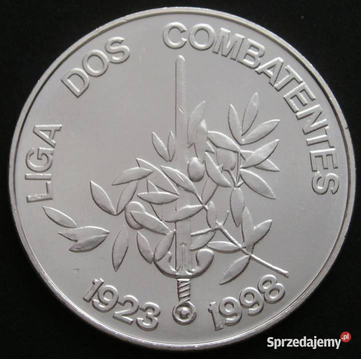 Portugalia 1000 escudos 1999 SREBRO stan 12 Antyki, Sztuka, Kolekcje Łódź