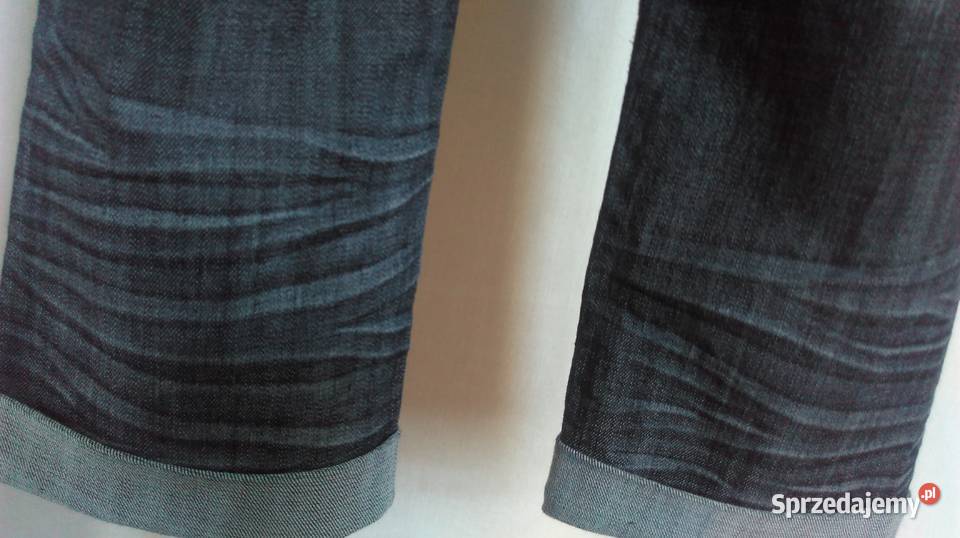 SPODNIE Rybaczki damskie KOLANO jeans r 3638