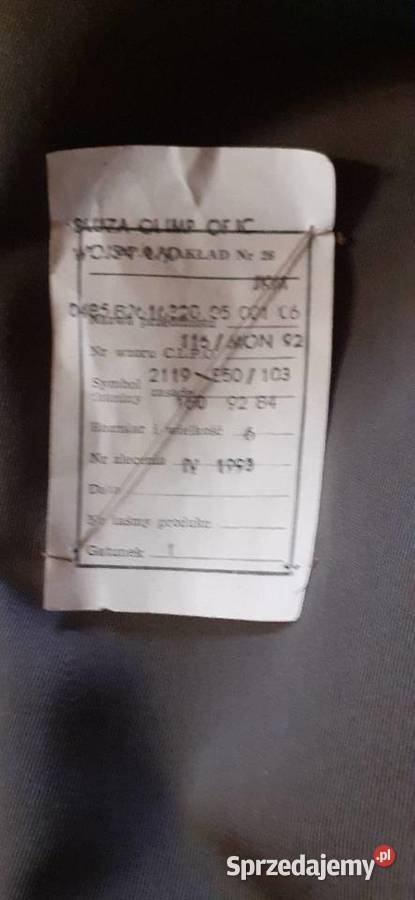 Wojskowe ubranie oficerskie OLIMP orginał Odzież Żary