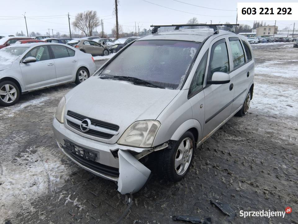 Opel MERIVA 2003 17 CDTI uszkodzony śląskie Ogrodzieniec