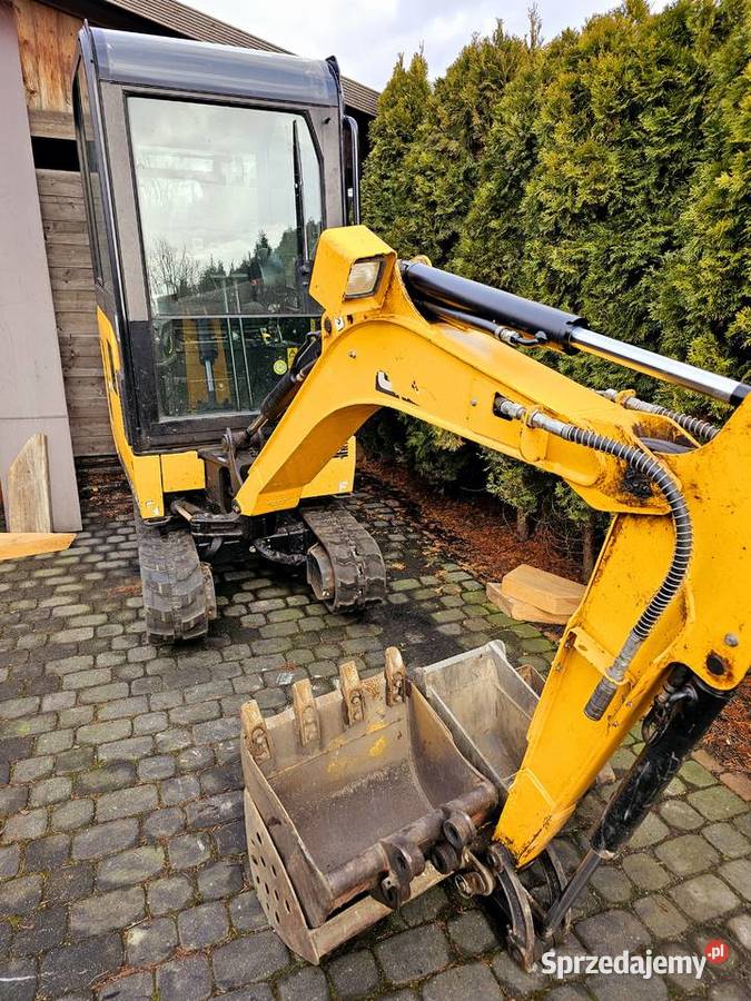 Minikoparka JCB 19c1 Gąsiennice Sępólno Krajeńskie
