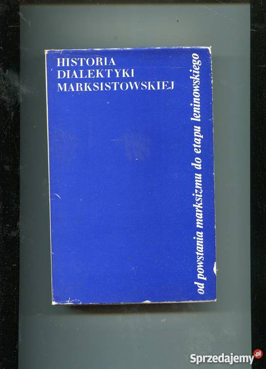 Historia dialektyki marksistowskiej powstania Szczecin