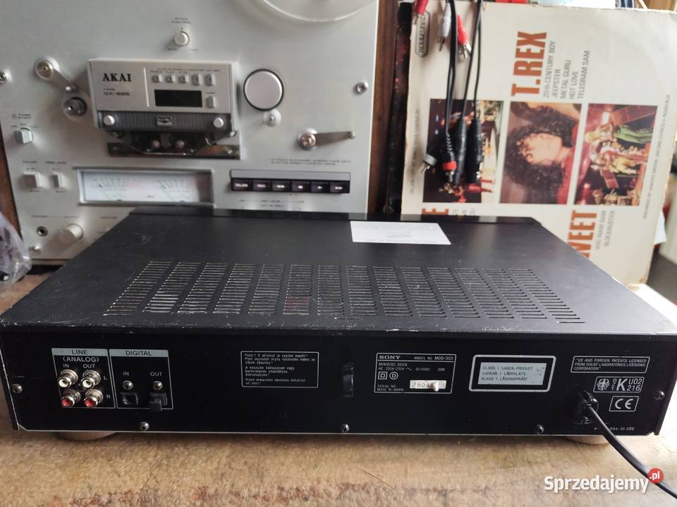 odtwarzacz Mini Disc Sony MDS303 Mosty