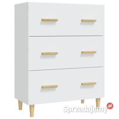 vidaXL Komoda biała 70x34x90 materiał mazowieckie Warszawa