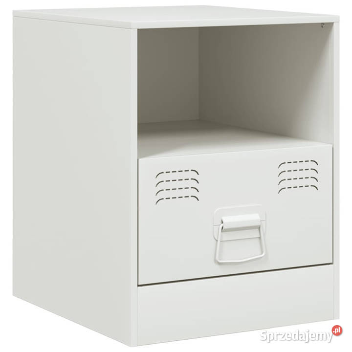 Szafki nocne 2 białe 345x39x44 stal WM841762 Warszawa