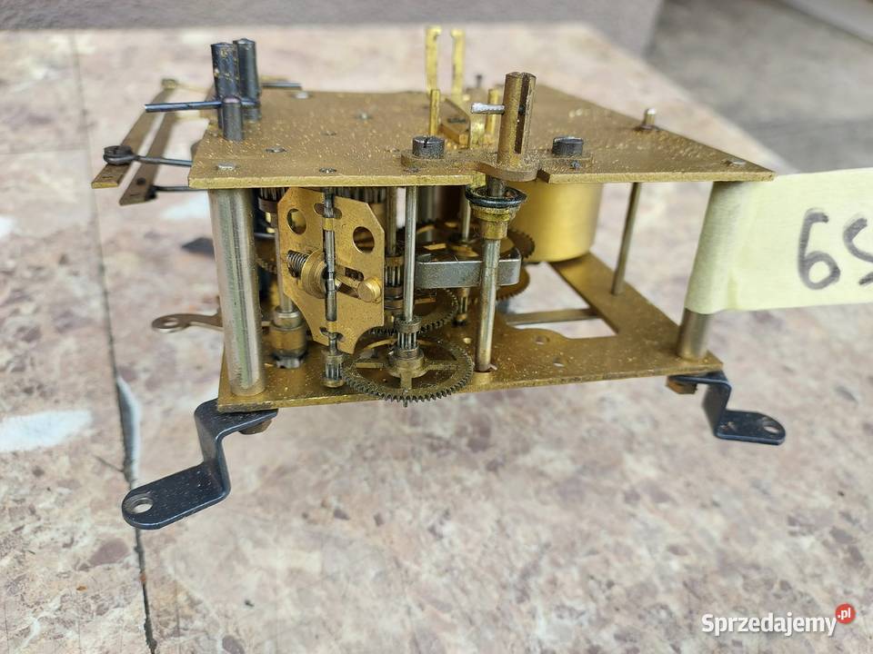759 Mechanizm starego zegara Gustav Becker GB Antyki Tczew