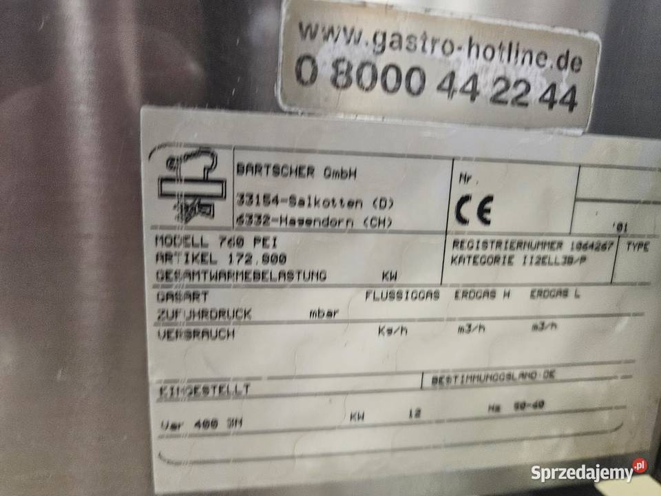 Kocioł warzelny elektryczny 80l 12kW Bartscher Gastronomia Pszczyna