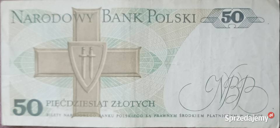 50 złotych 1 XII 1988 r seria HD Konin