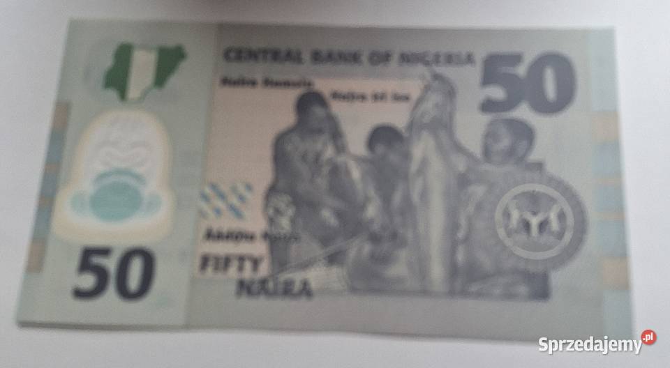 NIGERIA50 NAIRA2023 rPOLIMER ŁADNY Legionowo sprzedam