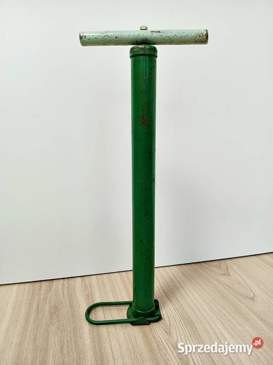 Stara pompka rowerowa zielona PRL małopolskie Kraków
