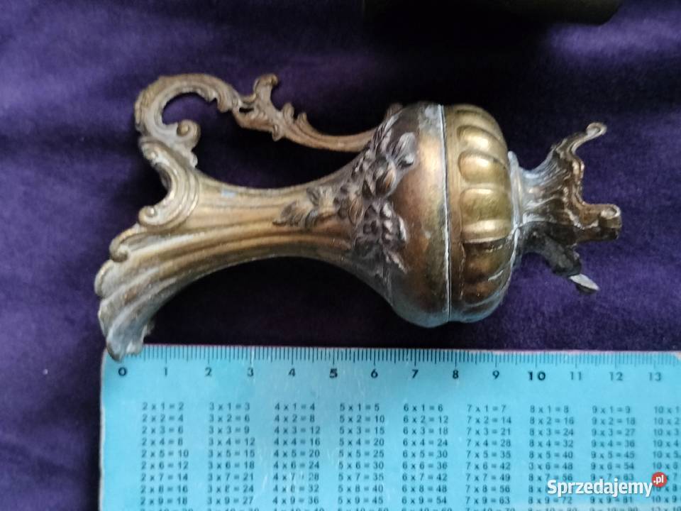 Dwa małe ozdobne dzbanki małe mosiądz metal Choszczno sprzedam