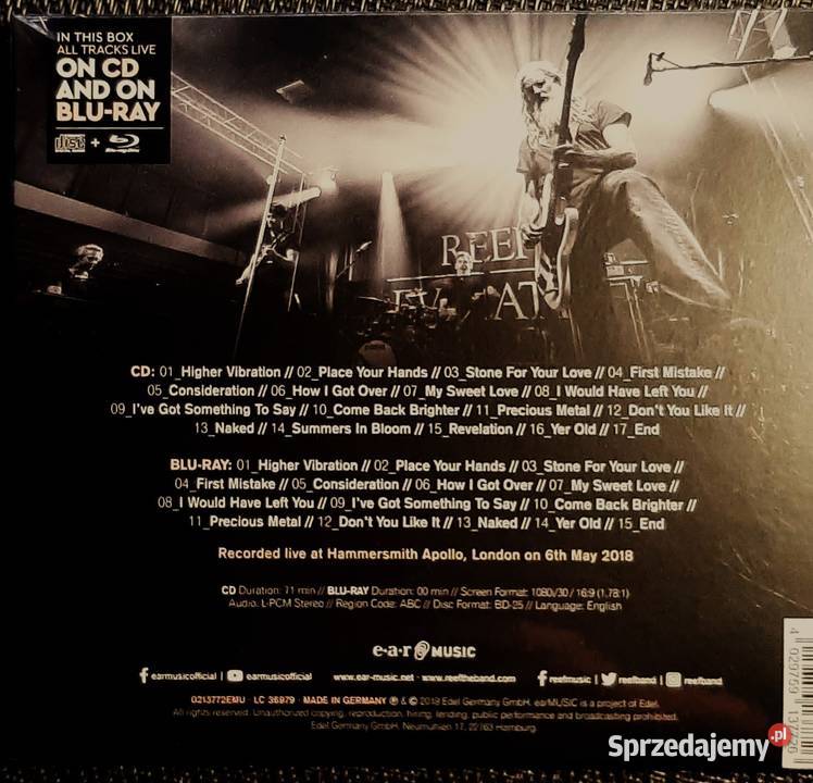Znakomity Blu Ray Koncert legendy Hard rocka Katowice