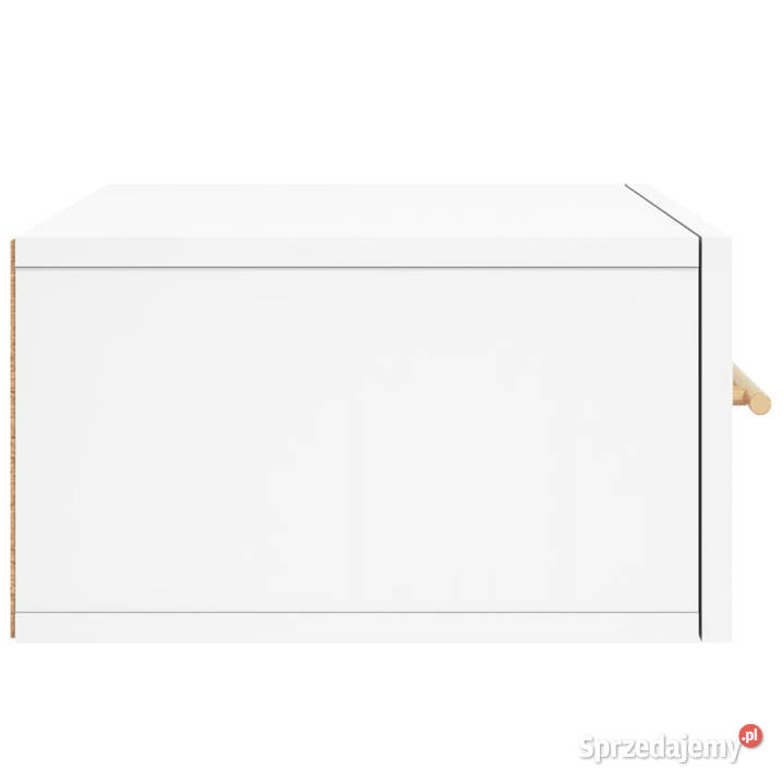 Wiszące szafki nocne 2 białe 35x35x20 WM829789 Pozostałe