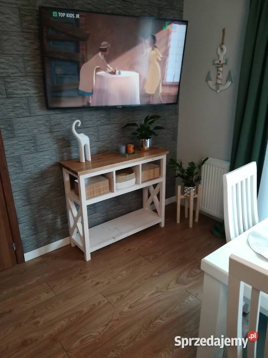 Konsola drewniana styl prowansalski 36cm łódzkie Szadek