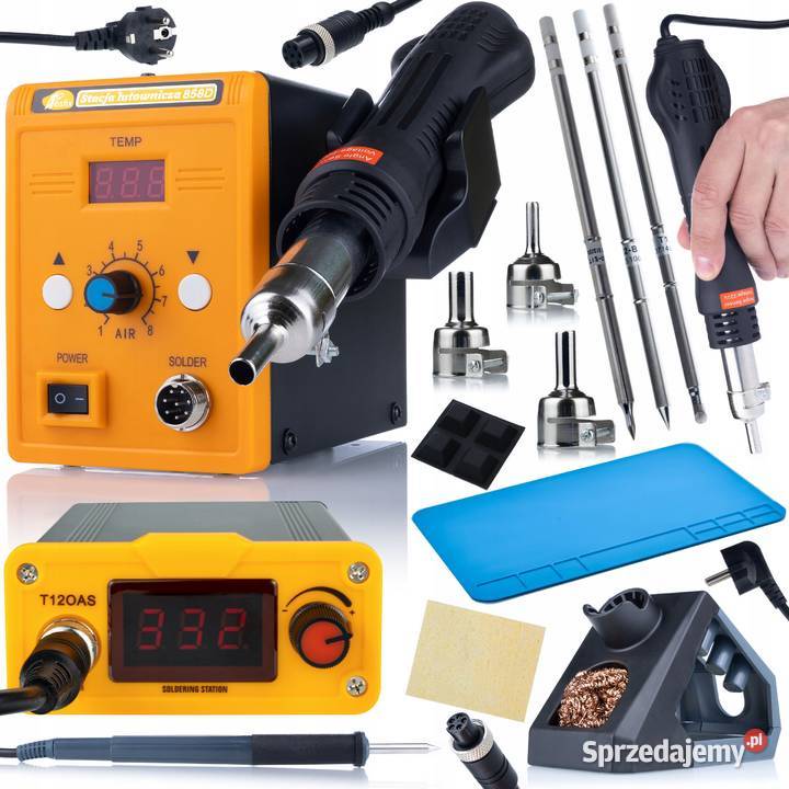 Zestaw Stacji Lutowniczej T12 i HotAir Rosfix Ludźmierz