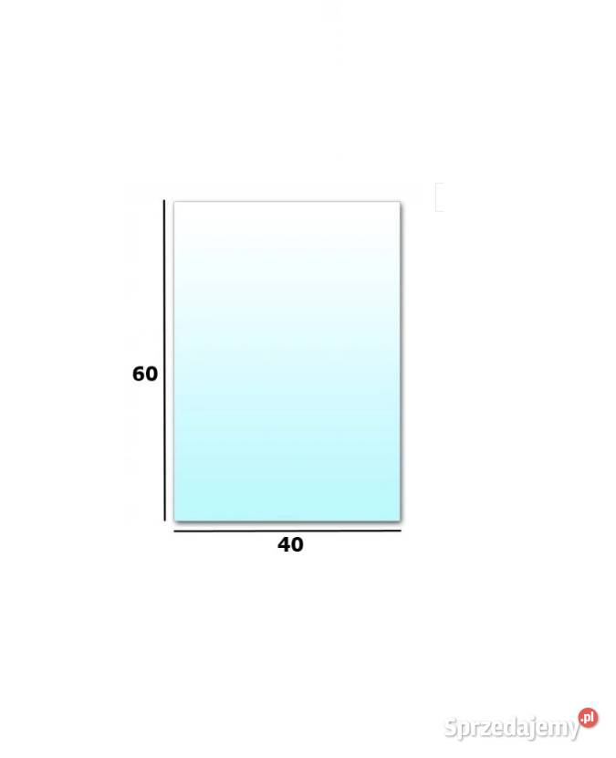 Szyba hartowana pod Piec Kominek 60x40 biała Skawina sprzedam