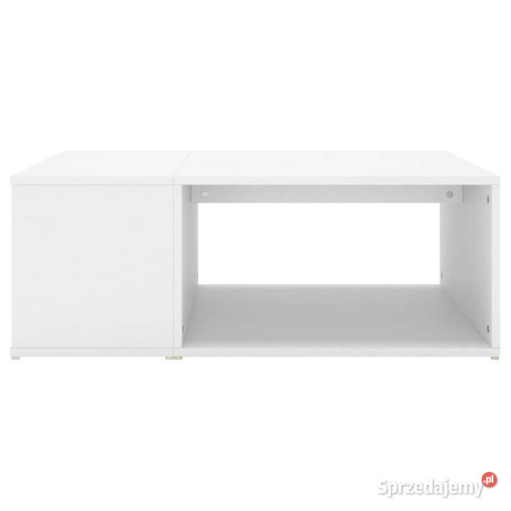 Stolik kawowy biały 90x67x33 materiał Warszawa